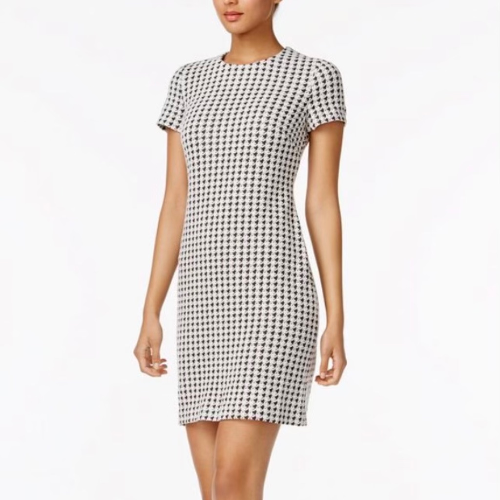 Calvin Klein Houndstooth Dress